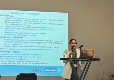 Exploring Freedom of Thought: Emine Ozge Yildirim Vranckaert at the Minds, Freedoms, and Rights Conference